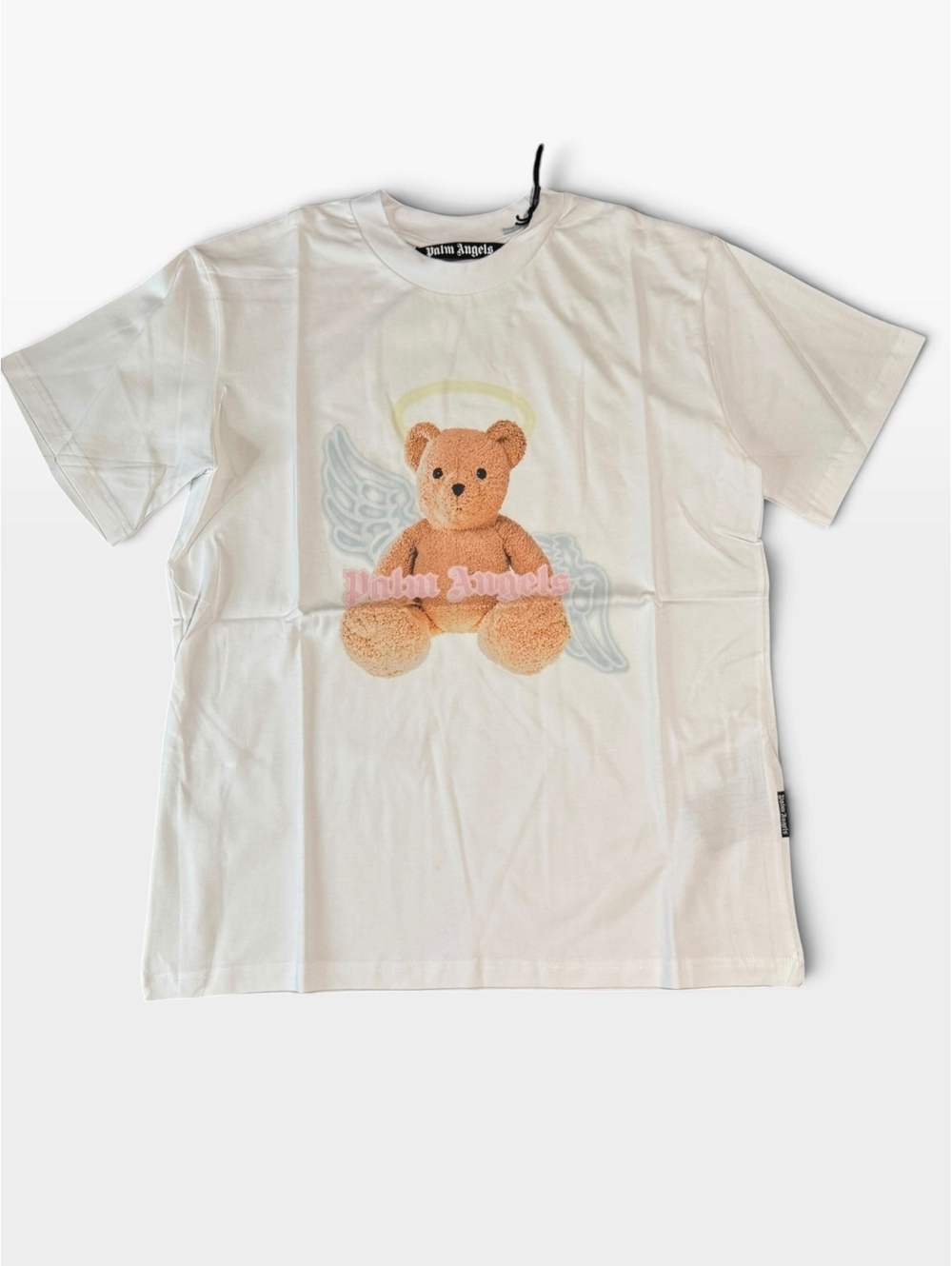 Palm Angels White teddy bear graphic T-shirt